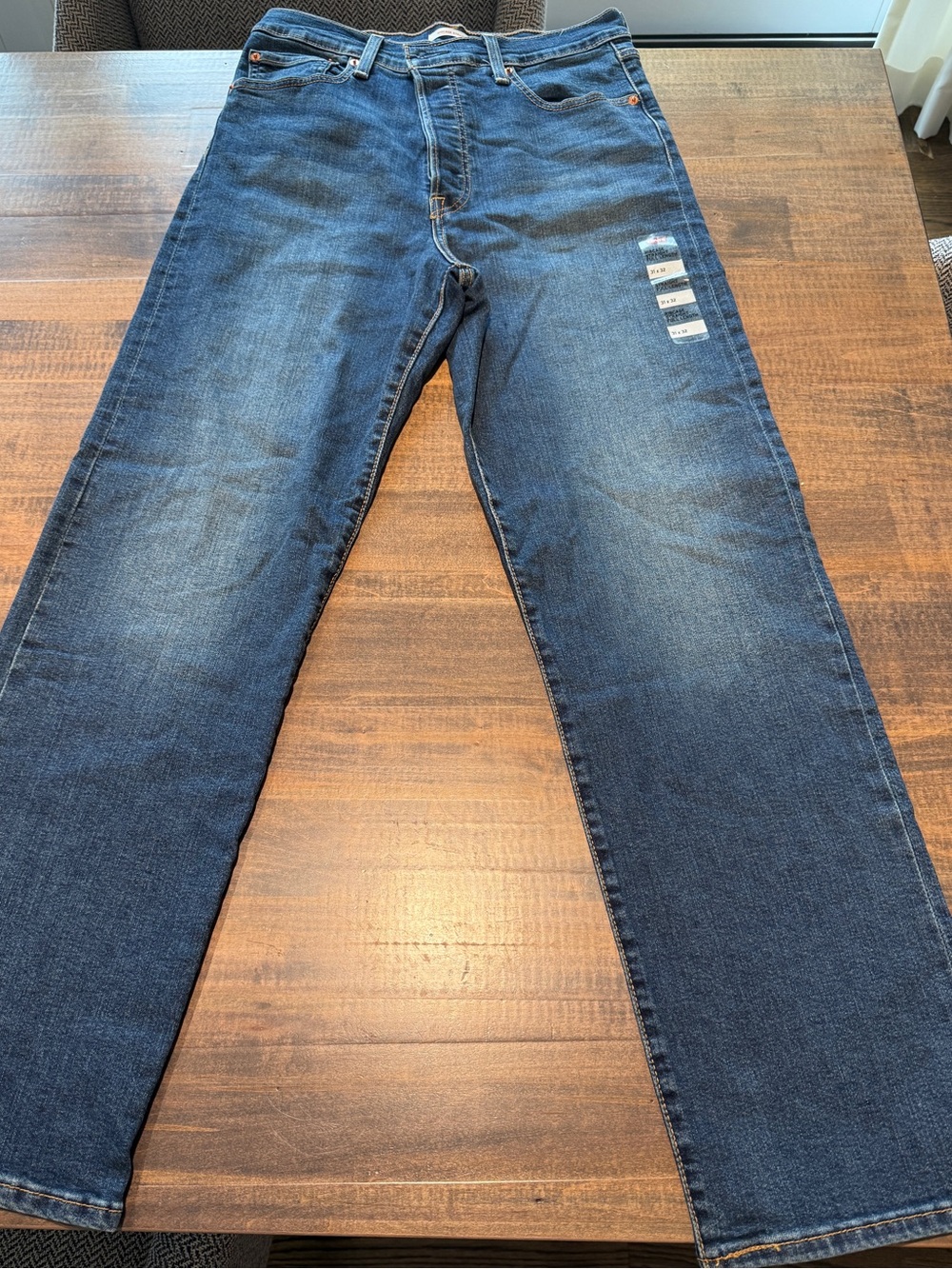 Levi's Women's Dark Blue Straight-Leg Jeans